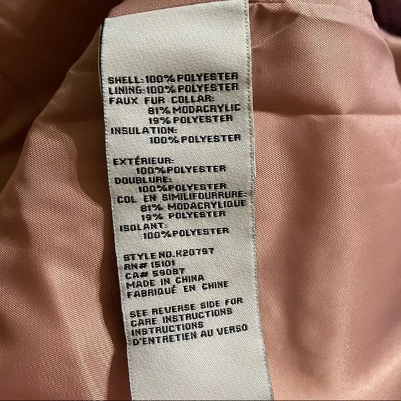 Kate Spade Quilted Chevron Jacket w/ Removable Faux Fur Leopard Collar - Picture 8 of 13